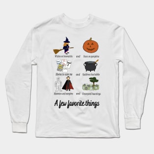 Favorite Halloween Things Long Sleeve T-Shirt